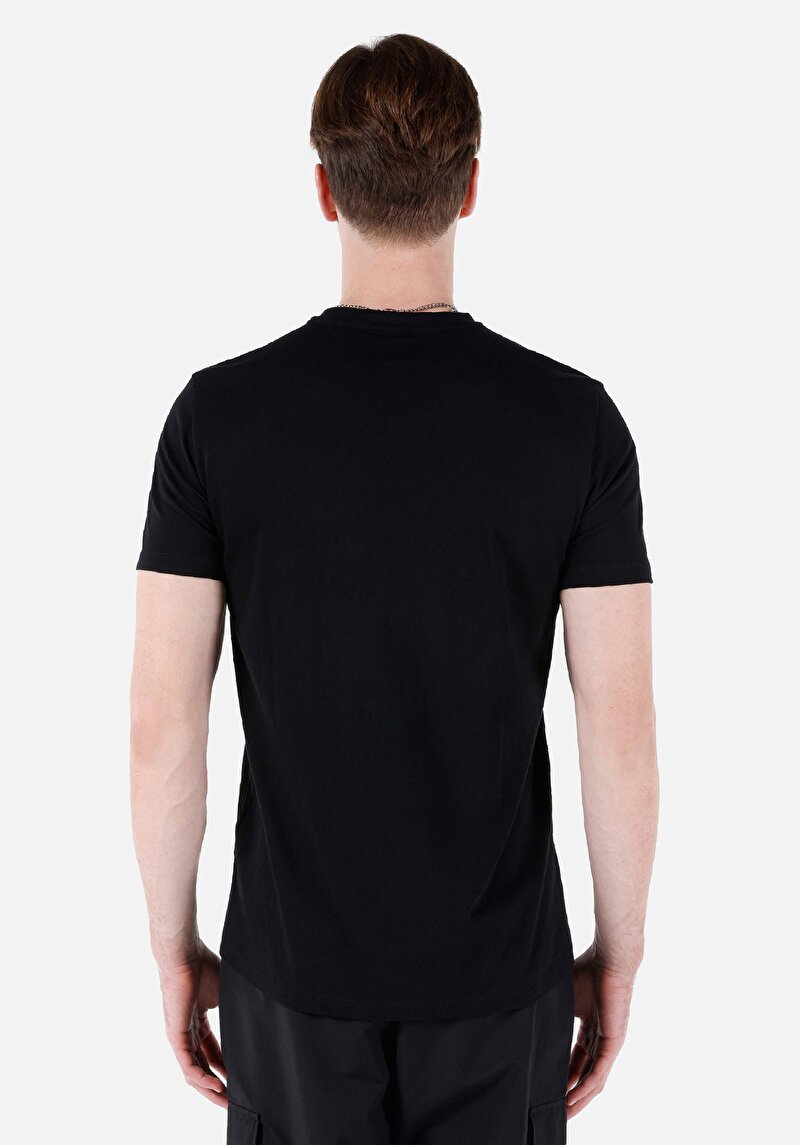 Показати інформацію про Футболка З Коротким Рукавом Чоловіча Чорна  Cl1067636