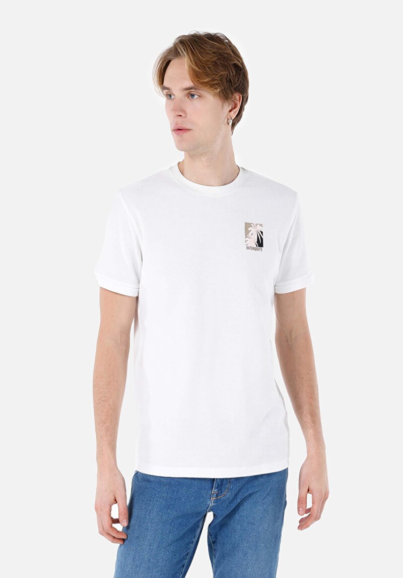 Зображення Футболка З Коротким Рукавом Чоловіча Біла  Cl1067700