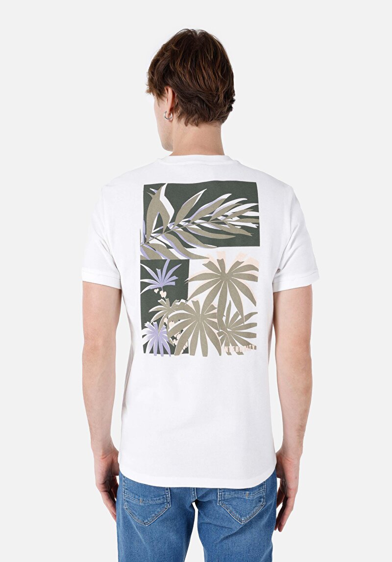 Показати інформацію про Футболка З Коротким Рукавом Чоловіча Біла  Cl1067700