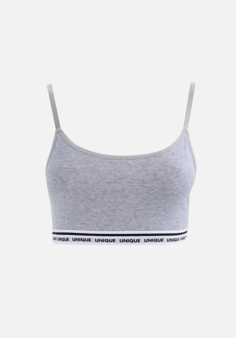 Зображення Кроп-топ Жіночий Сірий  Cl1067116