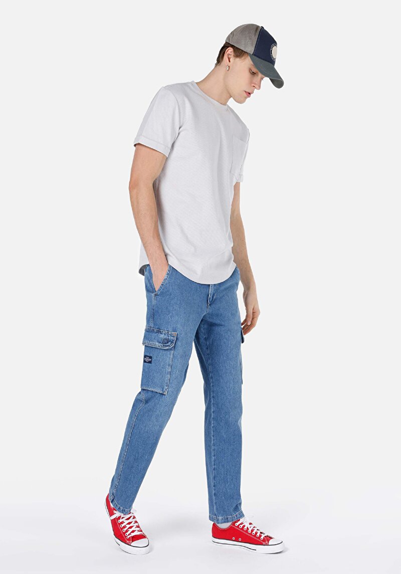 Показати інформацію про Футболка З Коротким Рукавом Чоловіча Сіра  Cl1067723