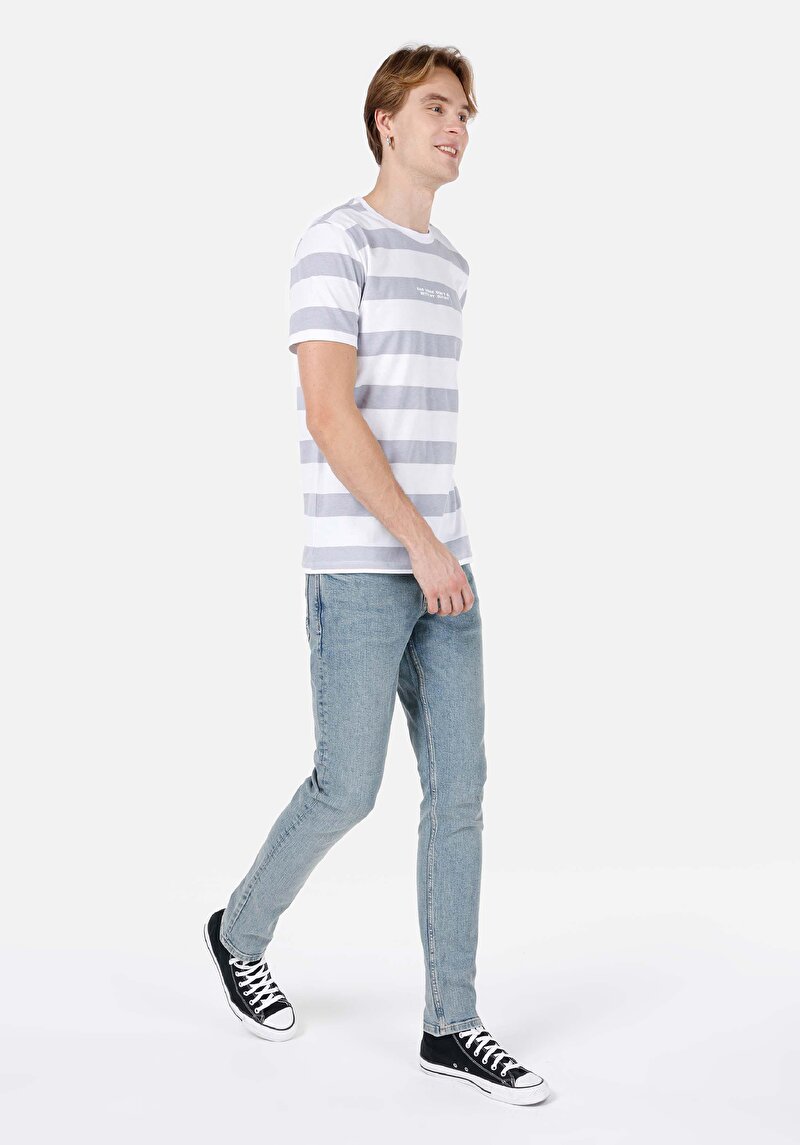 Показати інформацію про Футболка З Коротким Рукавом Чоловіча Сіра  Cl1067726