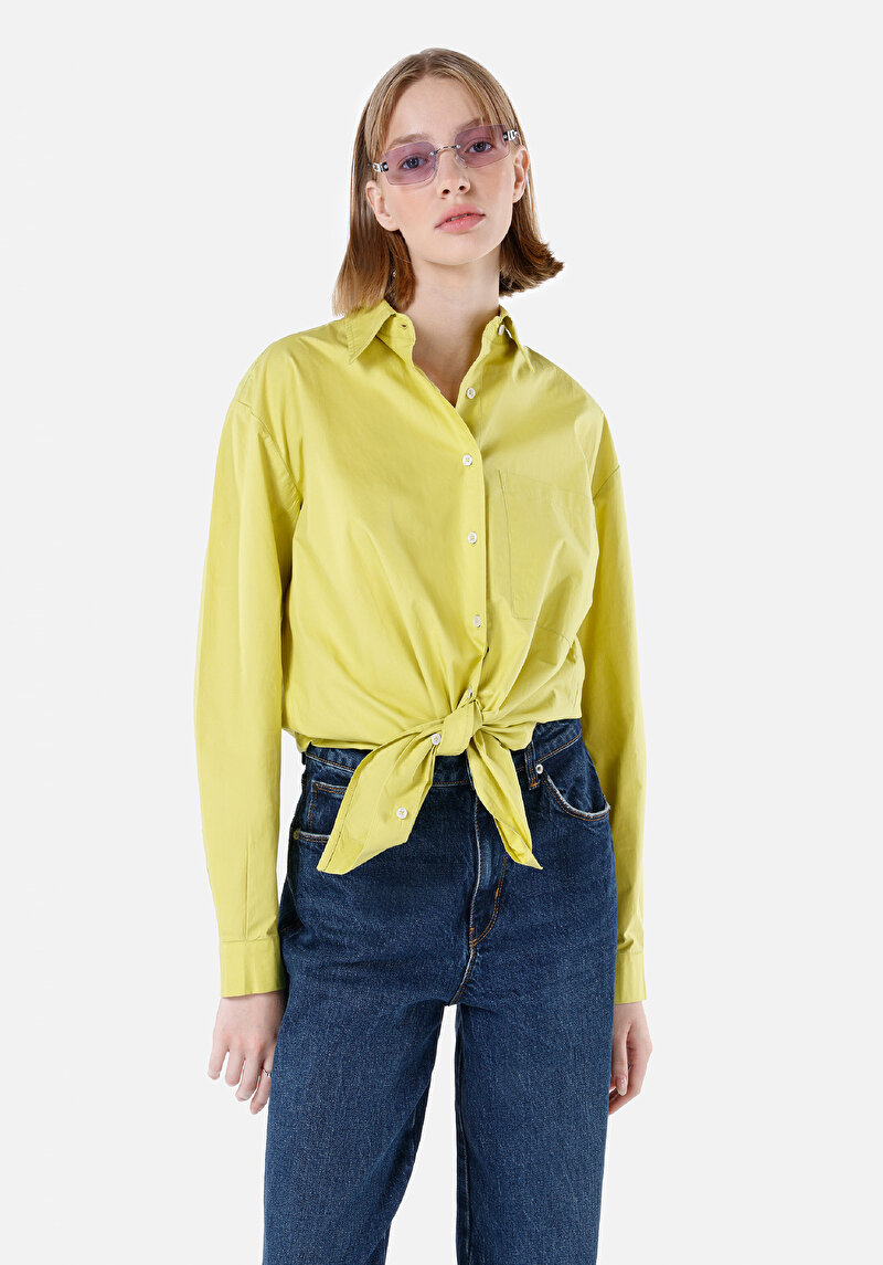 Зображення Сорочка З Довгим Рукавом Жіноча Зелена Cl1067130