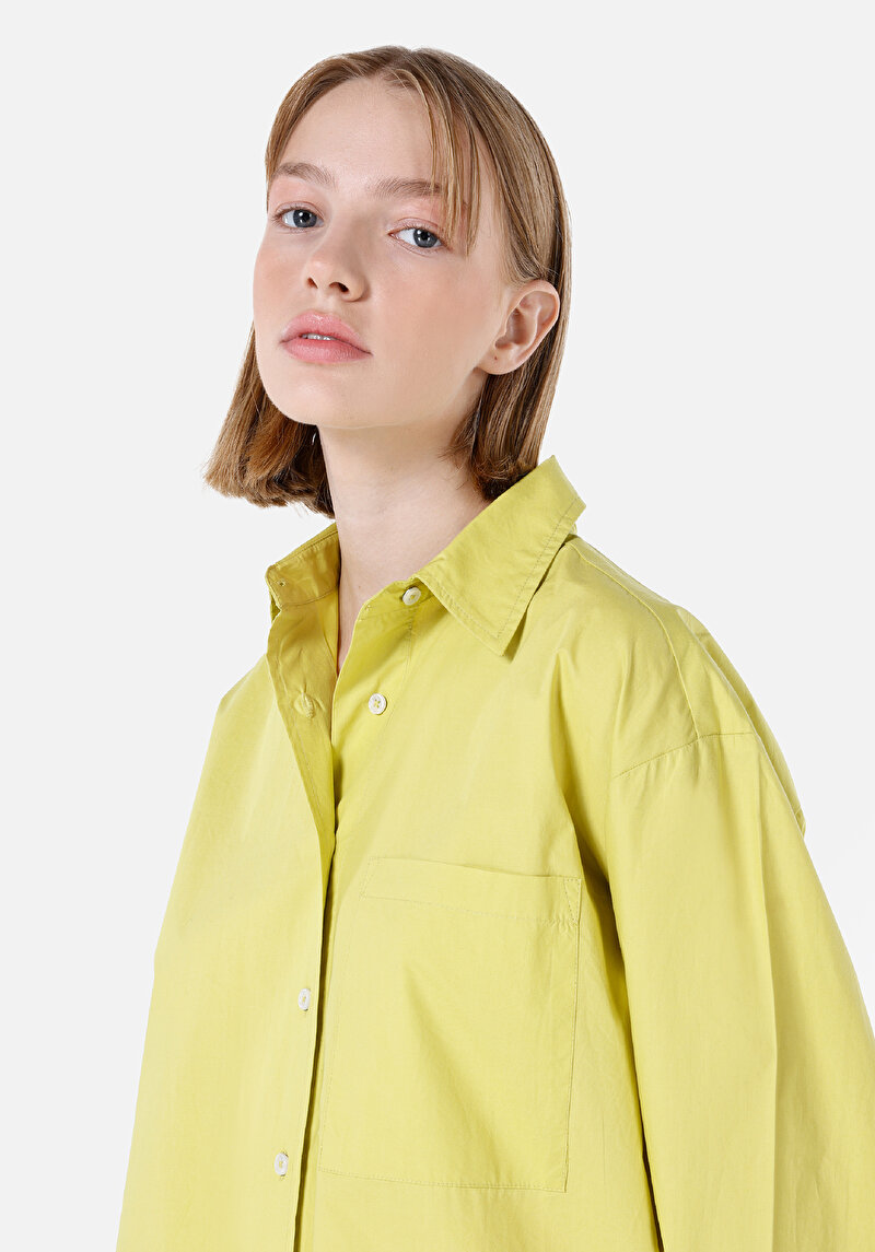 Показати інформацію про Сорочка З Довгим Рукавом Жіноча Зелена  Cl1067130