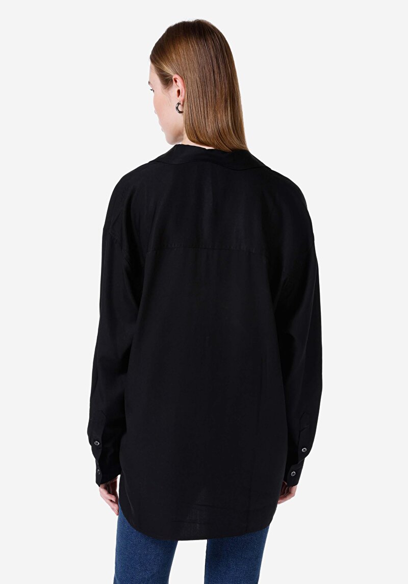 Зображення Сорочка З Довгим Рукавом Жіноча Чорна Cl1067131