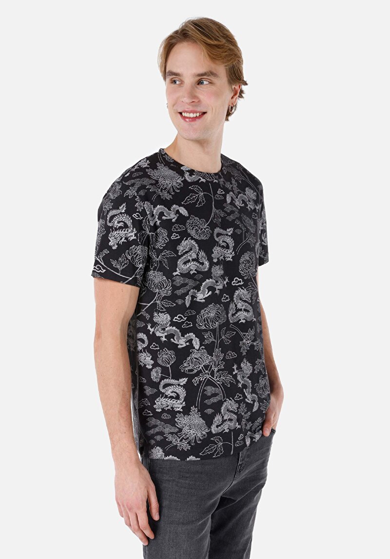 Зображення Футболка З Коротким Рукавом Чоловіча Сіра  Cl1068017