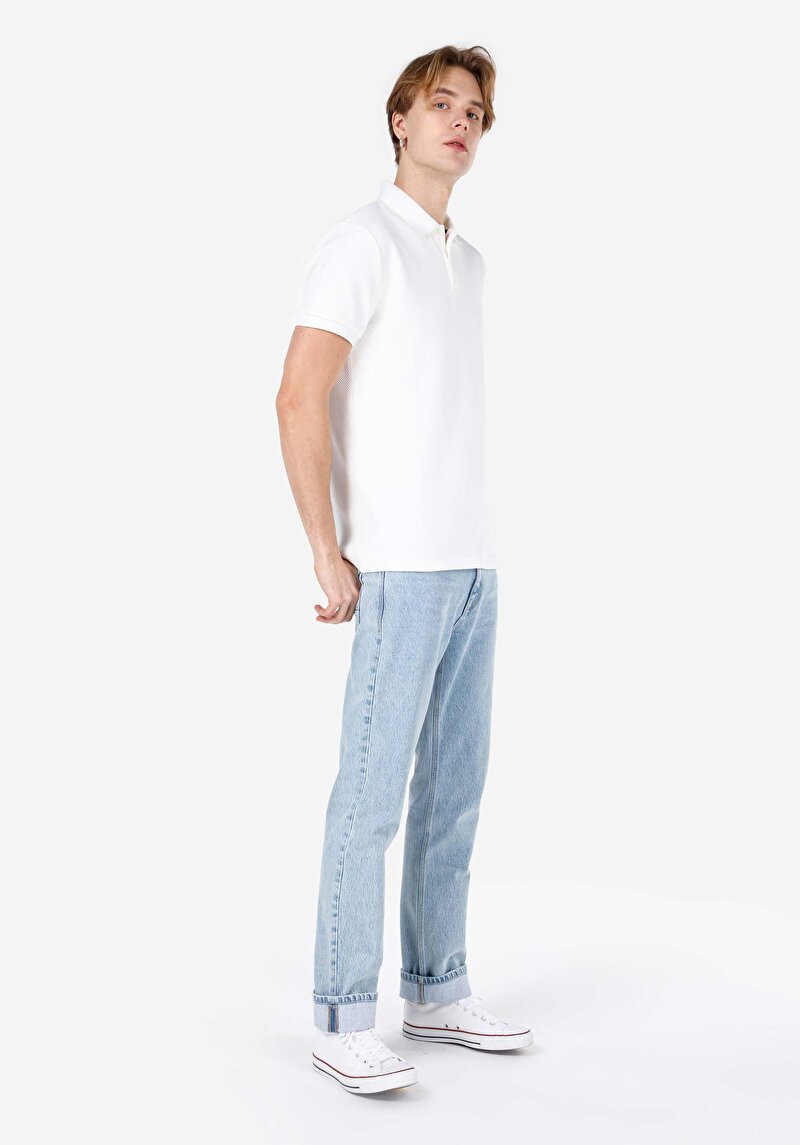 Показати інформацію про Поло З Коротким Рукавом Чоловіче Біле  Cl1067808