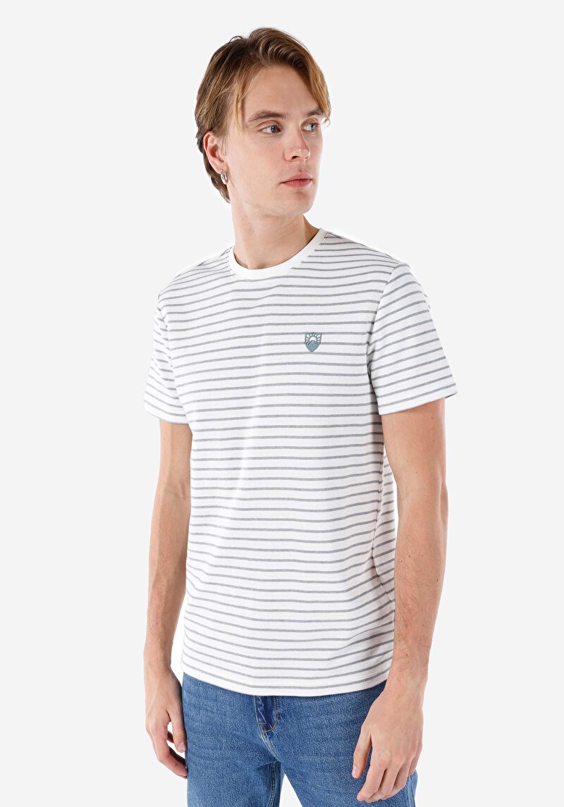 Зображення Футболка З Коротким Рукавом Чоловіча Біла  Cl1067813