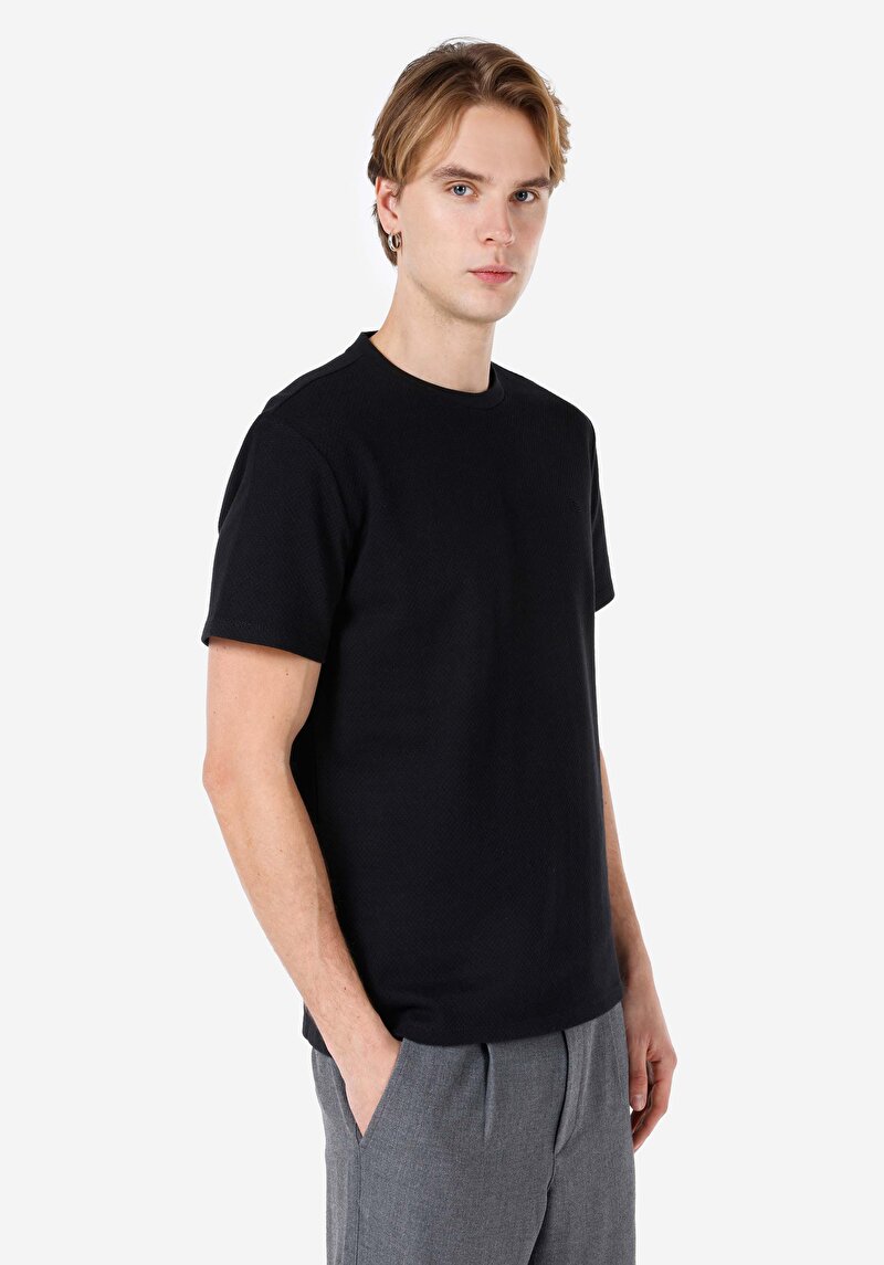 Зображення Футболка З Коротким Рукавом Чоловіча Чорна  Cl1067840