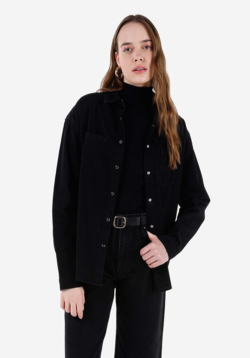 Зображення 480 Bovary Сорочка З Довгим Рукавом Жіноча Чорна  Cl1067256