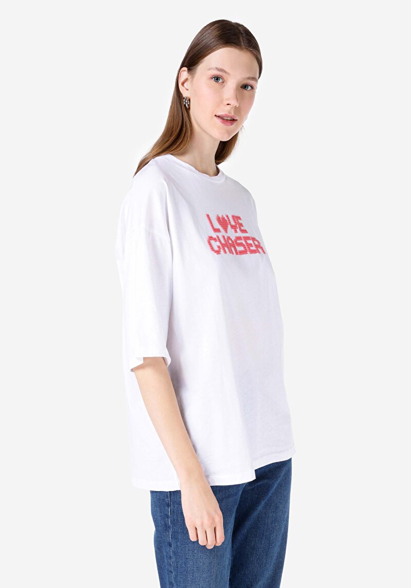 Зображення Футболка З Коротким Рукавом Жіноча Біла  Cl1067263