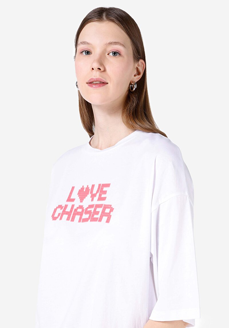 Показати інформацію про Футболка З Коротким Рукавом Жіноча Біла  Cl1067263