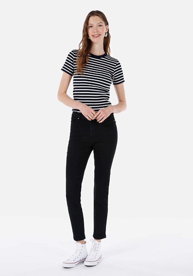 Показати інформацію про Футболка З Коротким Рукавом Жіноча Синя  Cl1068084