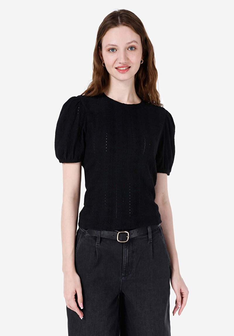 Зображення Футболка З Коротким Рукавом Жіноча Чорна  Cl1067929