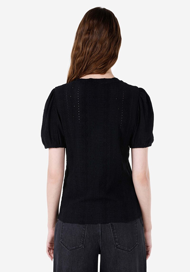 Показати інформацію про Футболка З Коротким Рукавом Жіноча Чорна  Cl1067929