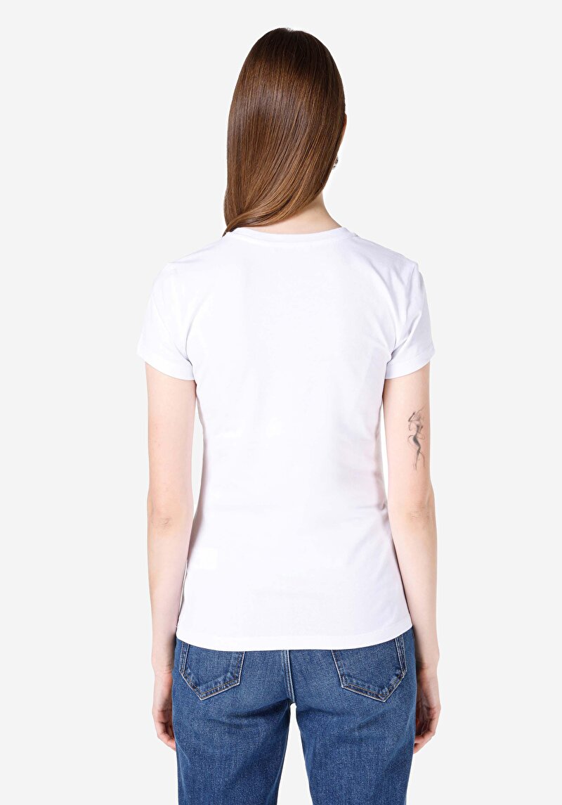 Показати інформацію про Футболка З Коротким Рукавом Жіноча Біла  Cl1067288