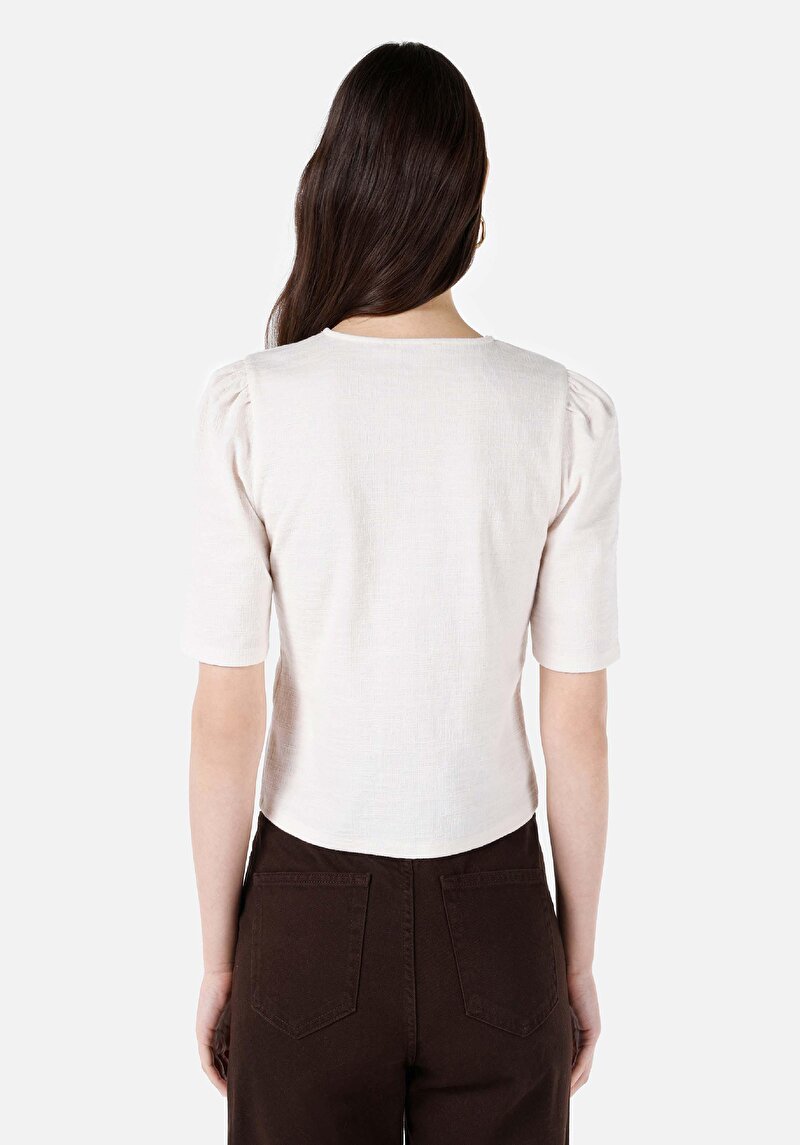 Показати інформацію про Футболка З Коротким Рукавом Жіноча Біла  Cl1067947