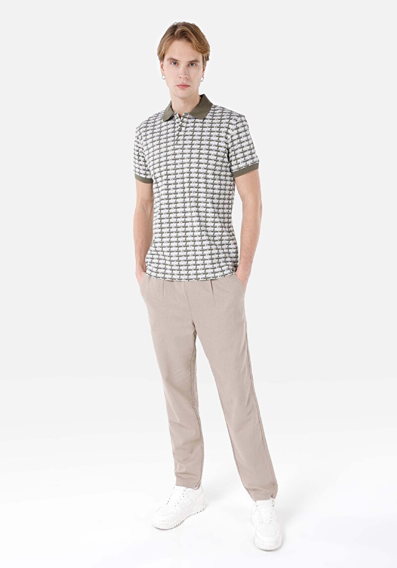 Показати інформацію про Поло З Коротким Рукавом Чоловіче Зелене  Cl1068149