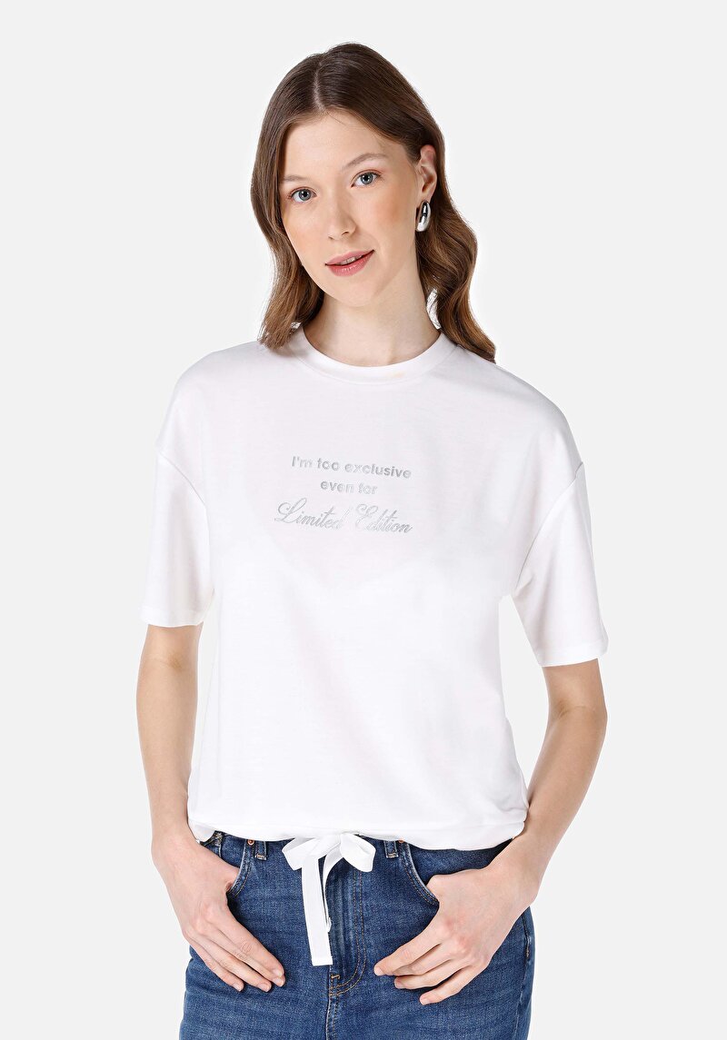 Зображення Футболка З Коротким Рукавом Жіноча Біла  Cl1067958