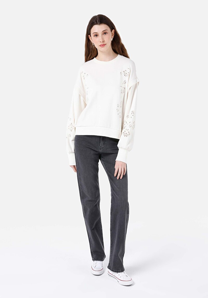 Показати інформацію про Толстовка Жіноча Біла  Cl1067316