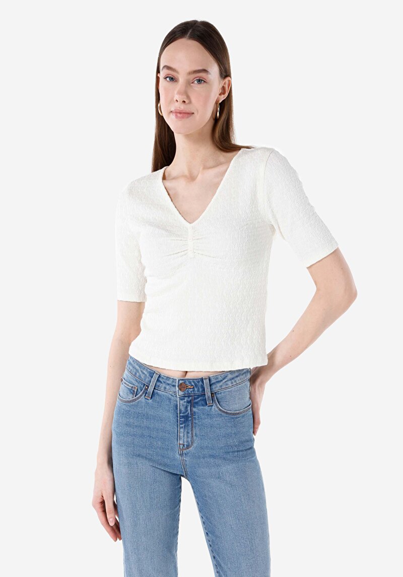 Зображення Футболка З Коротким Рукавом Жіноча Біла  Cl1067968