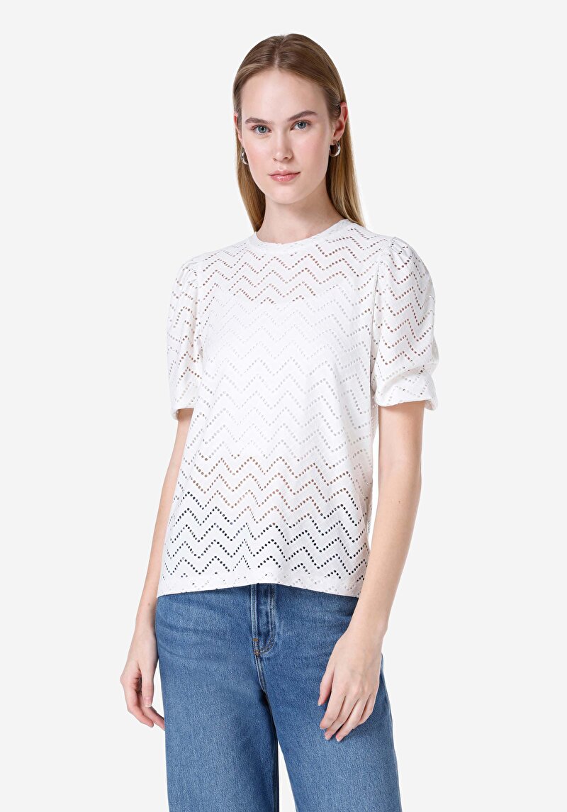 Зображення Футболка З Коротким Рукавом Жіноча Біла  Cl1067321