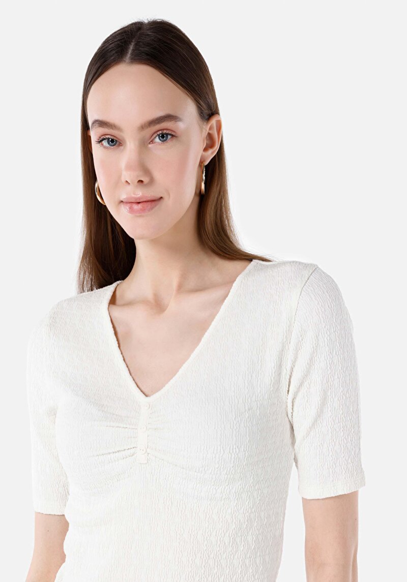 Показати інформацію про Футболка З Коротким Рукавом Жіноча Біла  Cl1067968