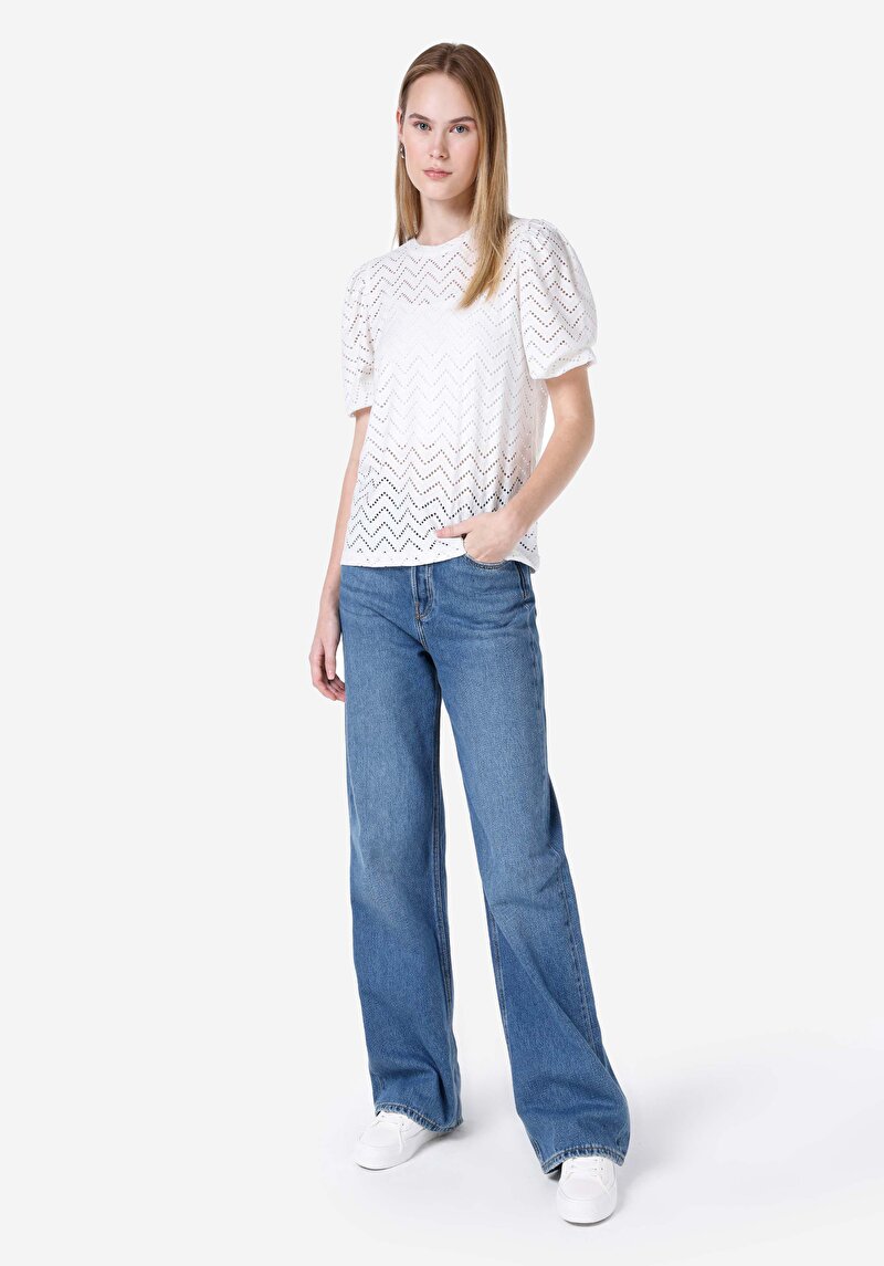 Показати інформацію про Футболка З Коротким Рукавом Жіноча Біла  Cl1067321