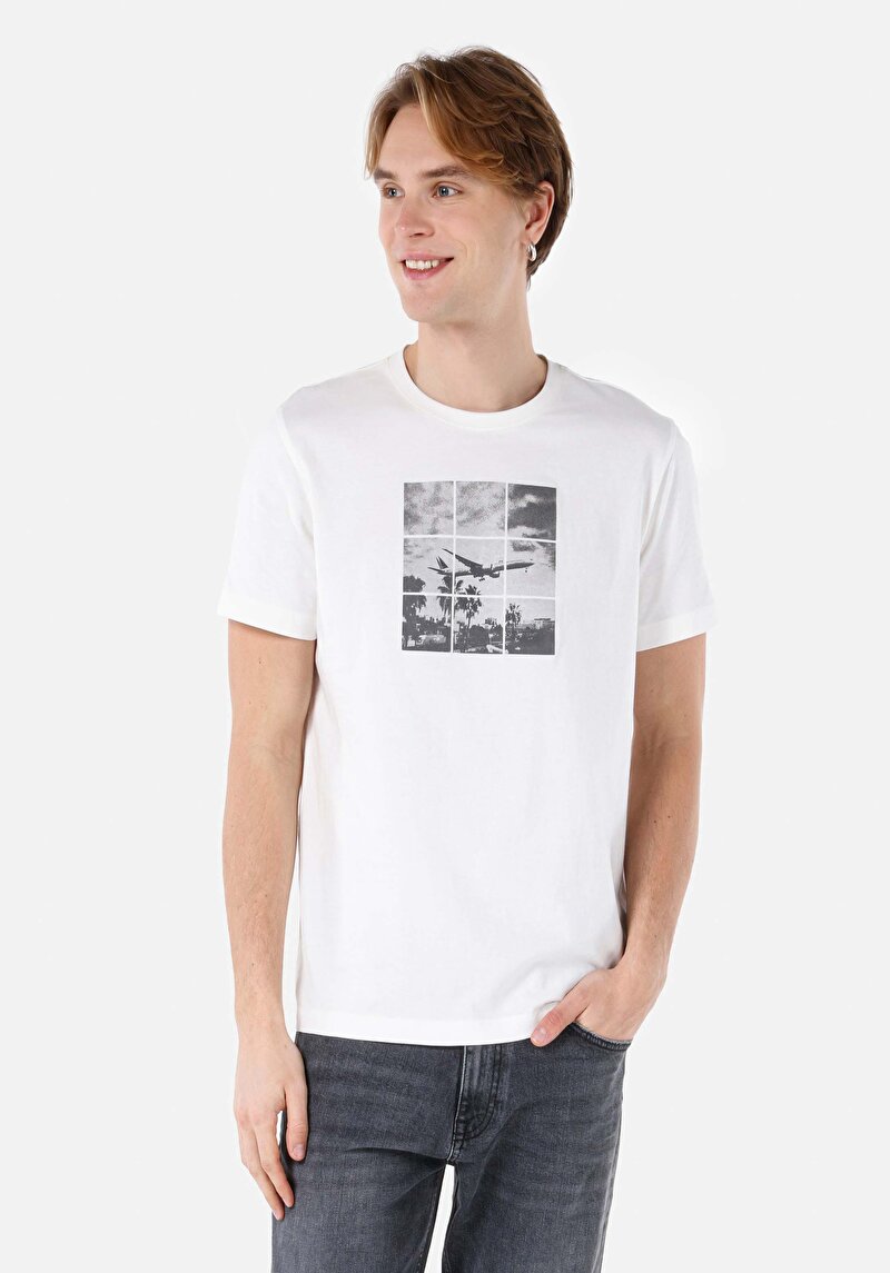 Зображення Футболка З Коротким Рукавом Чоловіча Біла  Cl1067981