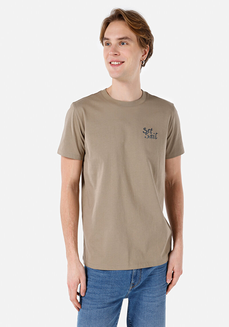 Зображення Футболка З Коротким Рукавом Чоловіча Сіра  Cl1068195