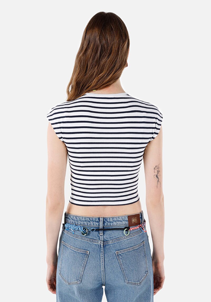 Показати інформацію про Футболка З Коротким Рукавом Жіноча Синя  Cl1068749