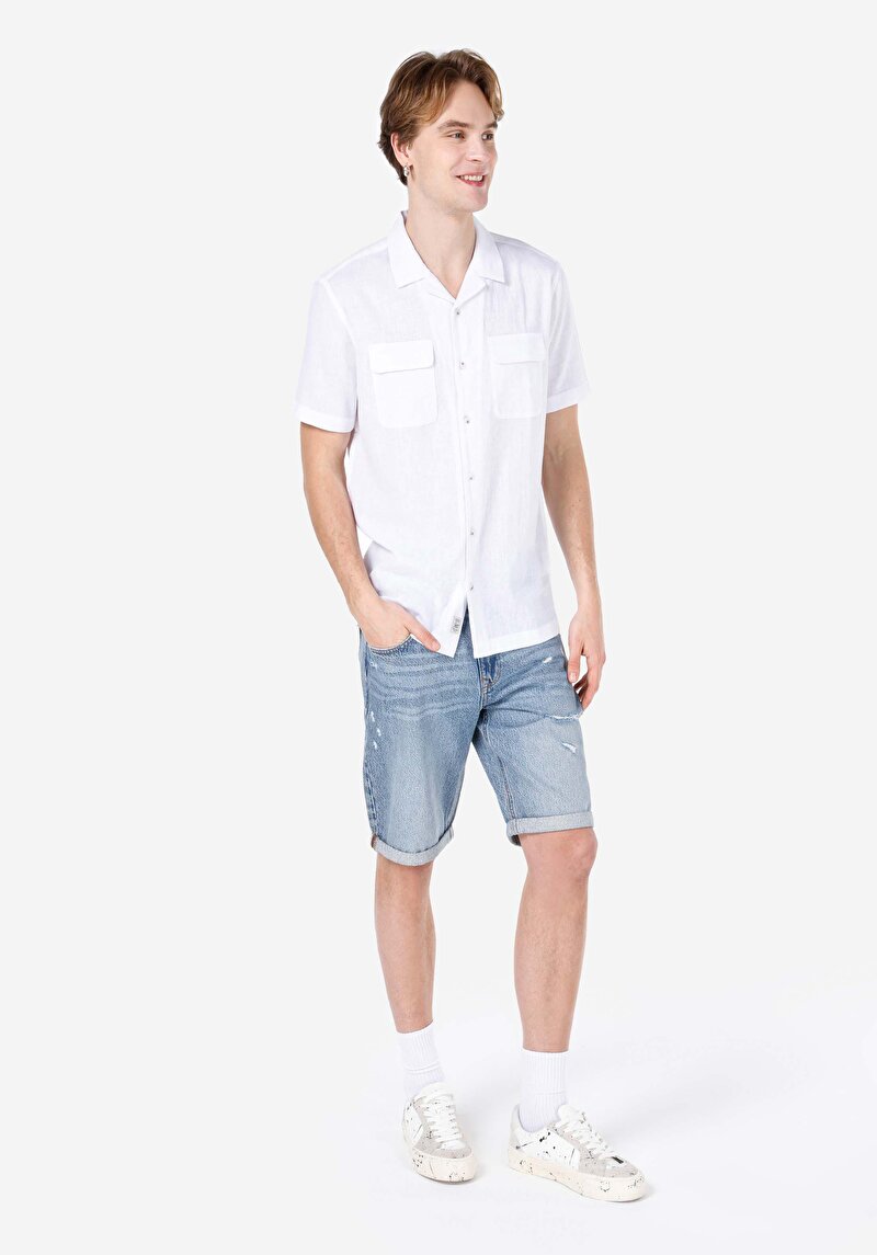 Зображення Сорочка З Коротким Рукавом Чоловіча Біла Cl1068758