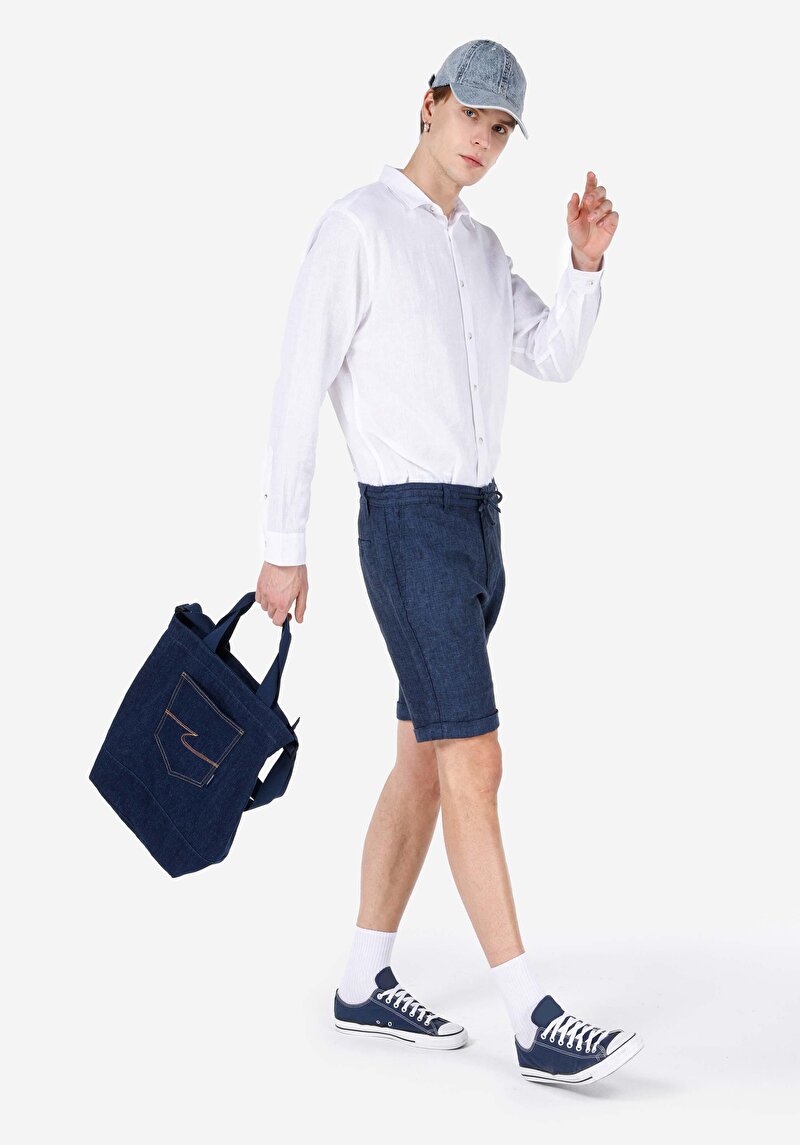 Показати інформацію про Сорочка З Довгим Рукавом Чоловіча Біла  Cl1068759