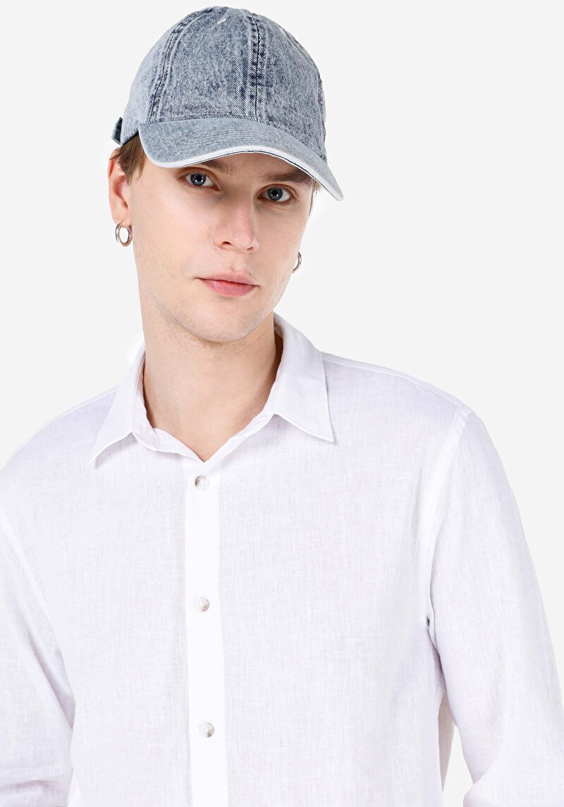 Показати інформацію про Сорочка З Довгим Рукавом Чоловіча Біла  Cl1068759