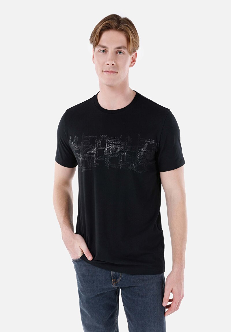 Зображення Футболка З Коротким Рукавом Чоловіча Чорна  Cl1069257