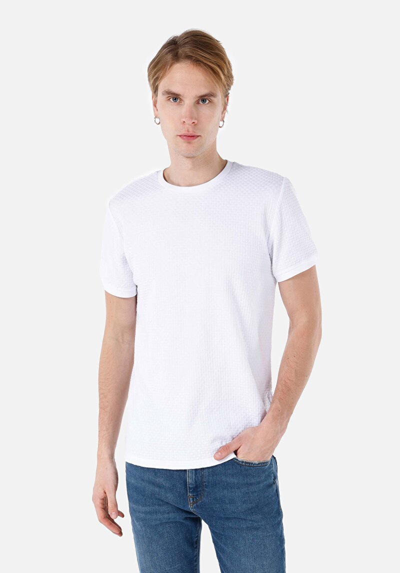 Зображення Футболка З Коротким Рукавом Чоловіча Біла  Cl1069388