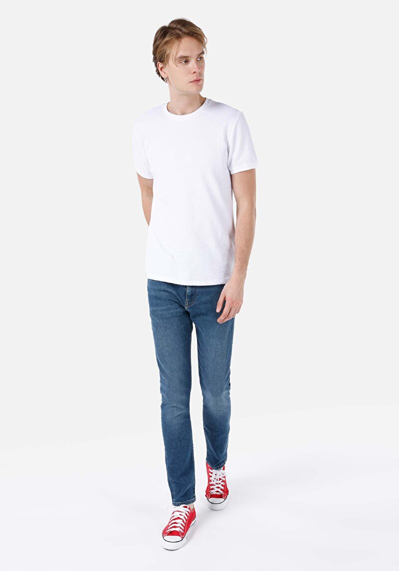 Показати інформацію про Футболка З Коротким Рукавом Чоловіча Біла  Cl1069388