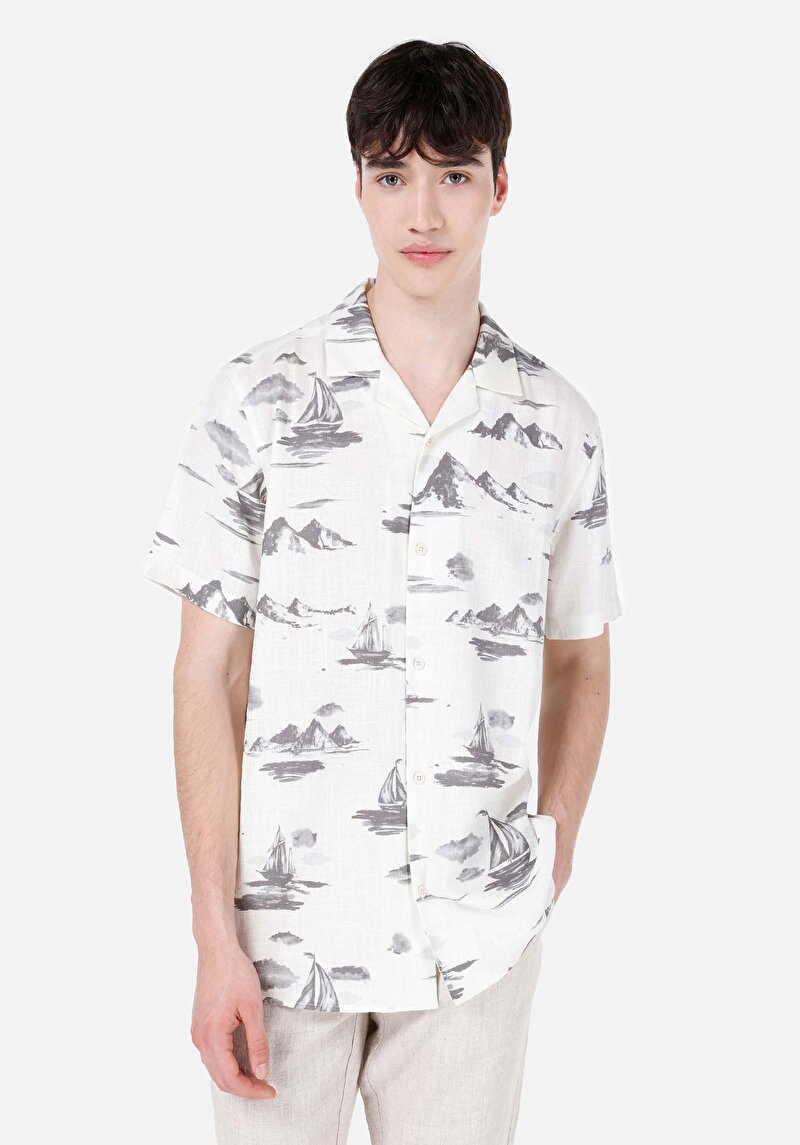 Зображення Сорочка З Коротким Рукавом Чоловіча Біла  Cl1062890