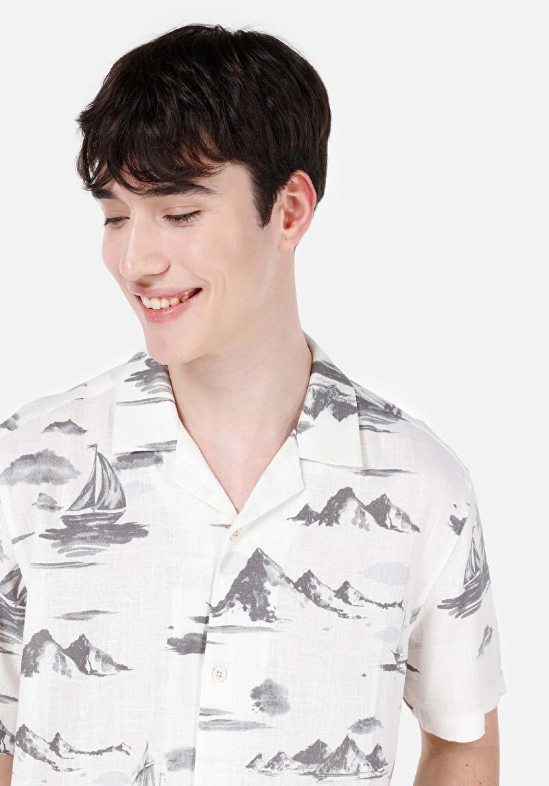 Зображення Сорочка З Коротким Рукавом Чоловіча Біла Cl1062890