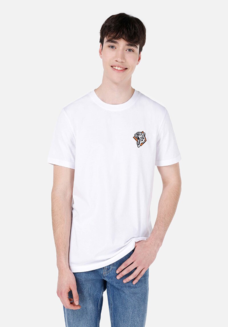 Зображення Футболка З Коротким Рукавом Чоловіча Біла  Cl1067776