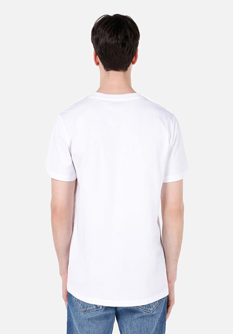 Показати інформацію про Футболка З Коротким Рукавом Чоловіча Біла  Cl1067776