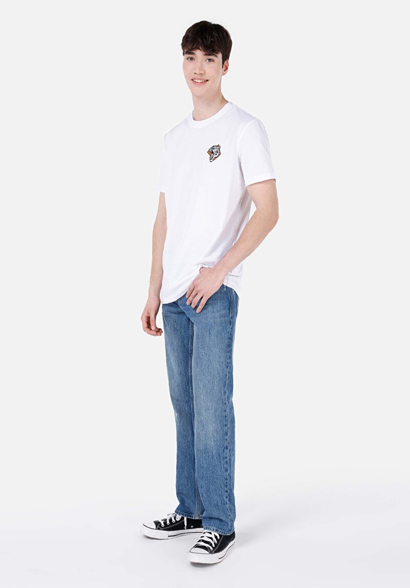 Показати інформацію про Футболка З Коротким Рукавом Чоловіча Біла  Cl1067776