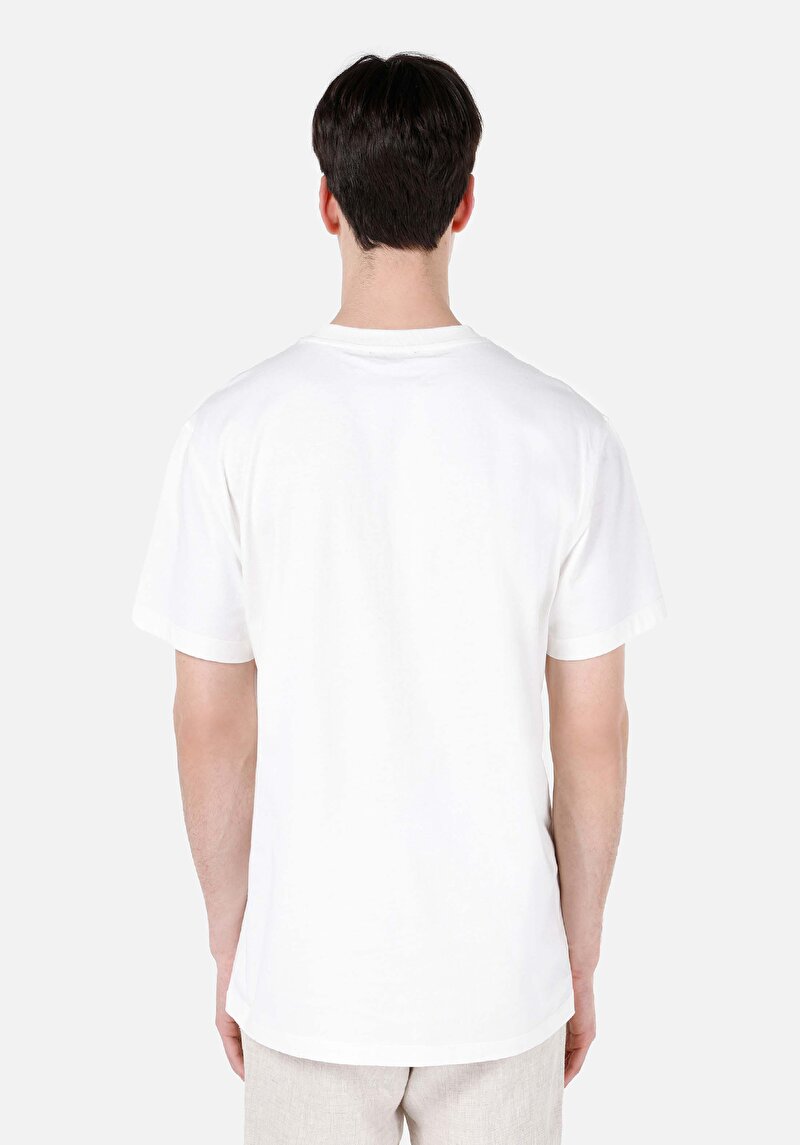 Показати інформацію про Футболка З Коротким Рукавом Чоловіча Біла  Cl1068069