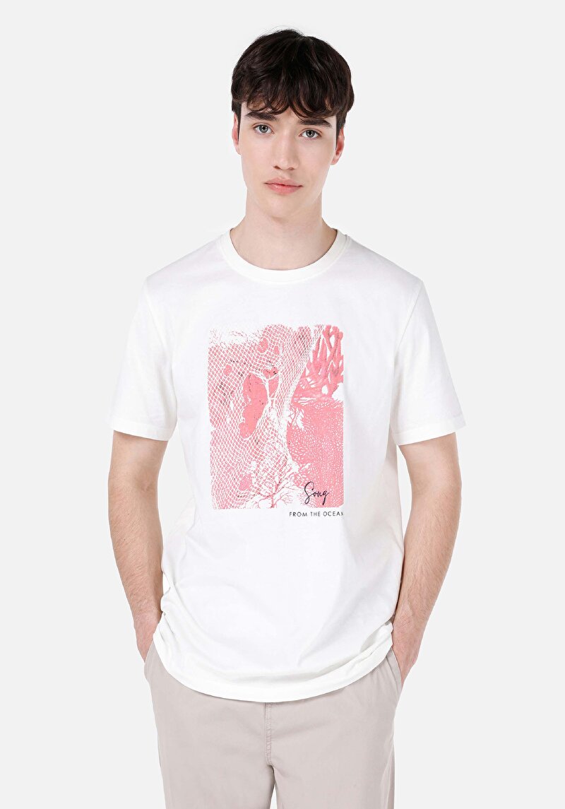 Зображення Футболка З Коротким Рукавом Чоловіча Біла  Cl1069270