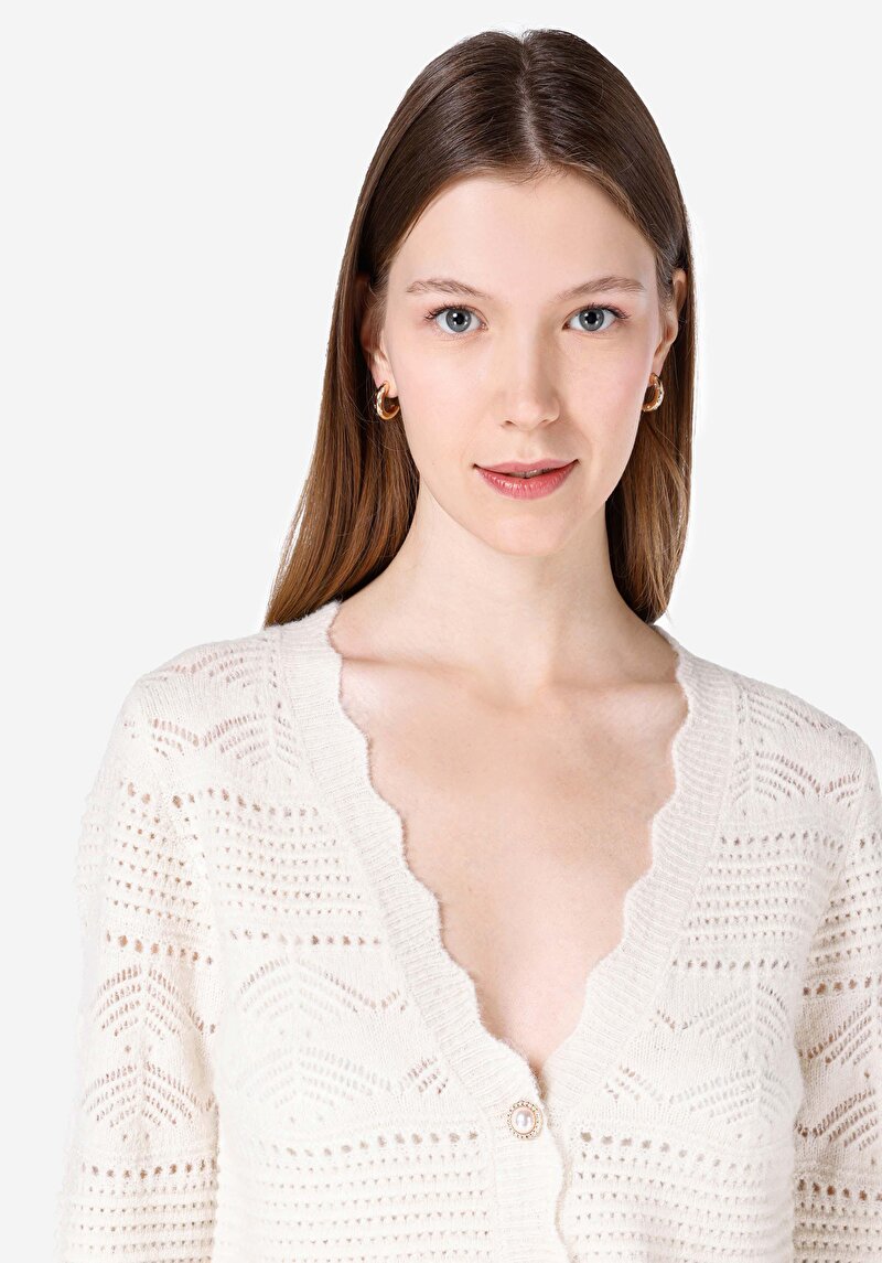 Показати інформацію про Кардиган Жіночий Бежевий  Cl1067387