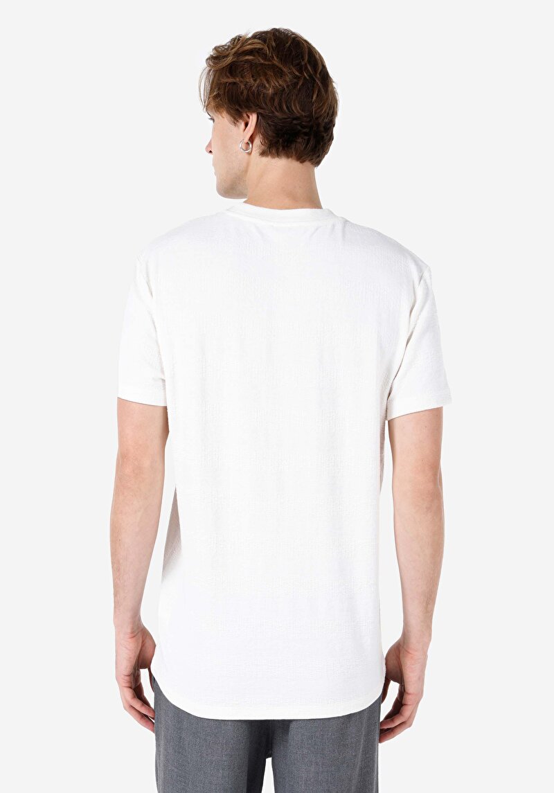 Показати інформацію про Футболка З Коротким Рукавом Чоловіча Біла  Cl1068397