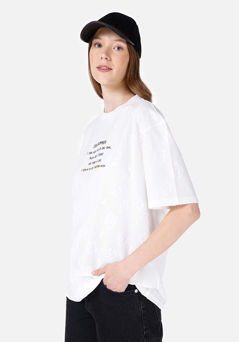 Зображення Футболка З Коротким Рукавом Жіноча Біла  Cl1068434