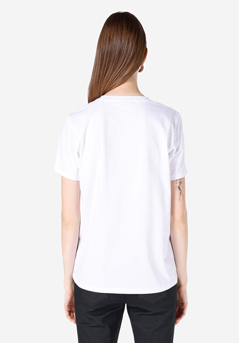 Показати інформацію про Футболка З Коротким Рукавом Жіноча Біла  Cl1068437