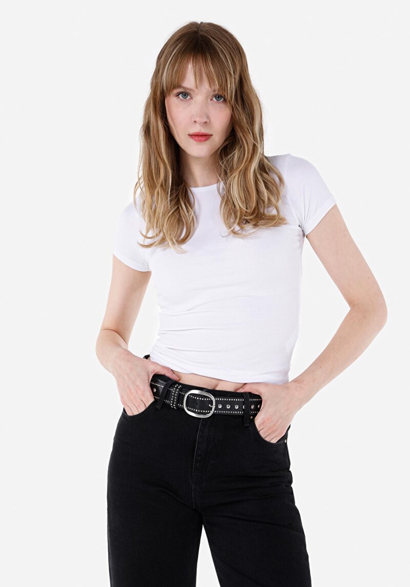 Зображення Футболка З Коротким Рукавом Жіноча Біла  Cl1068560