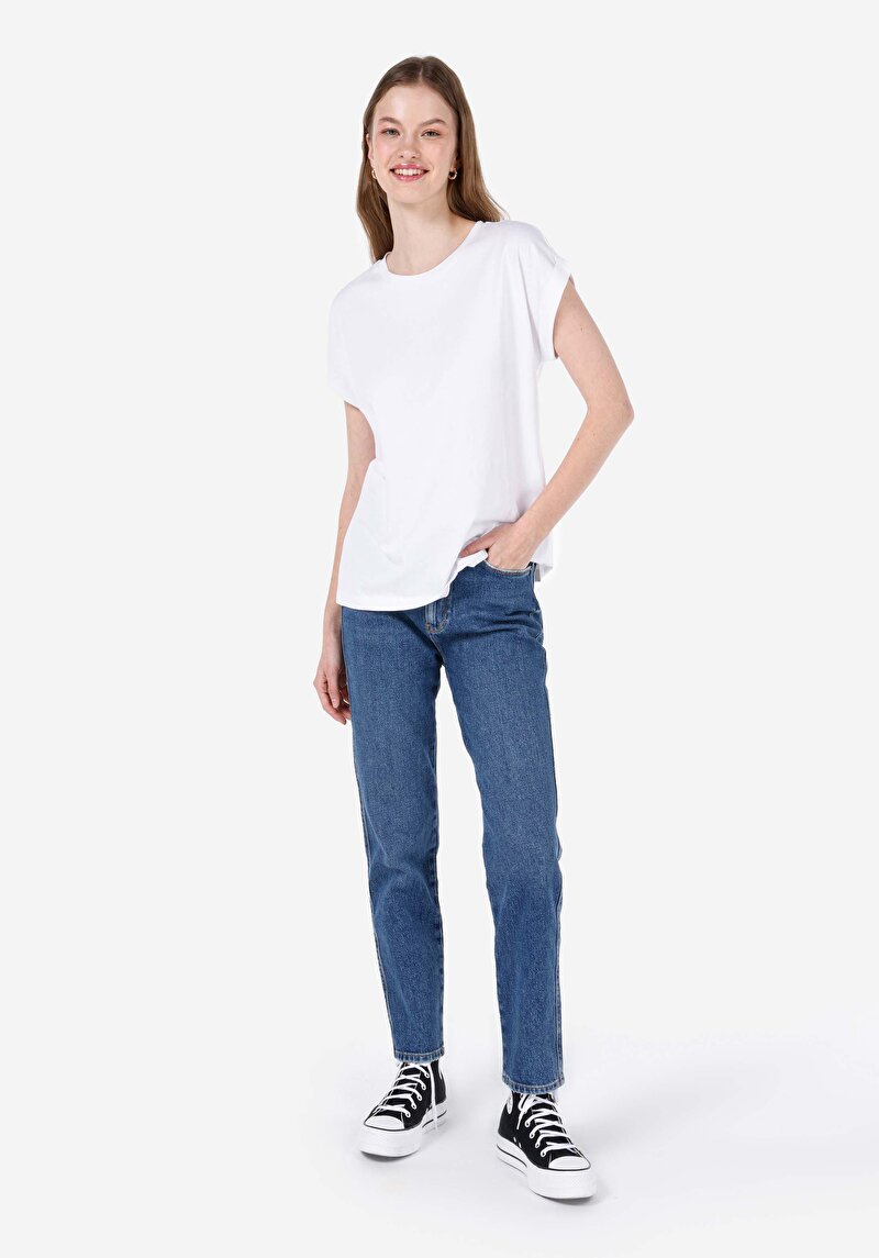 Показати інформацію про Футболка З Коротким Рукавом Жіноча Біла  Cl1068562